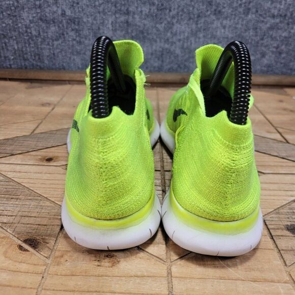 Nike Free RN Flyknit Womens 7 Volt Running Shoes Sneakers Olympic Medal Stand - Picture 6 of 11
